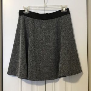H&M Grey Textured Skirt